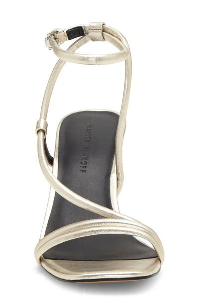 Shop Rebecca Minkoff Nanine Sandal In Champagne Leather