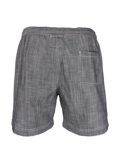 Shop Orlebar Brown Drawstring Swim Shorts In Grau