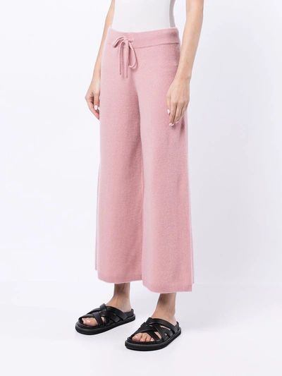 Madeleine Thompson Cygnus Wide-leg Trousers In Rosa