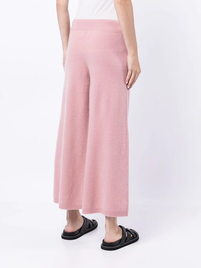 Shop Madeleine Thompson Cygnus Wide-leg Trousers In Rosa