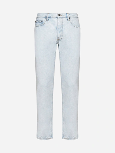 Shop Off-white Diag Slim-fit Jeans