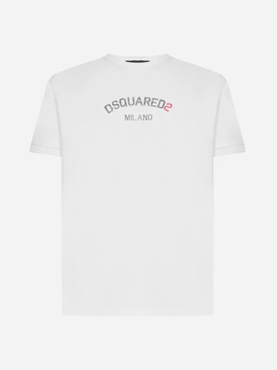 Shop Dsquared2 Logo Cotton T-shirt