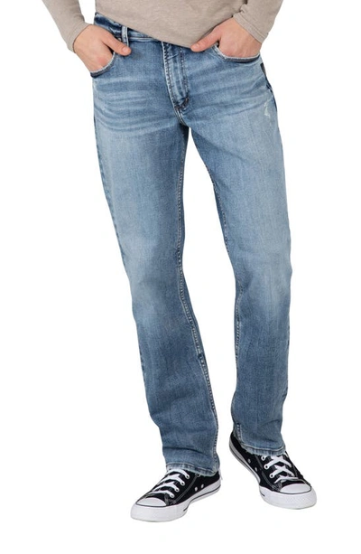 Shop Silver Jeans Co. Machray Classic Straight Leg Jeans In Indigo