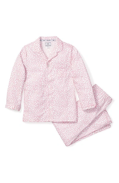 Shop Petite Plume Sweethearts Two-piece Pajamas In Pink
