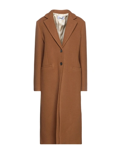 Shop Mauro Grifoni Coats In Brown