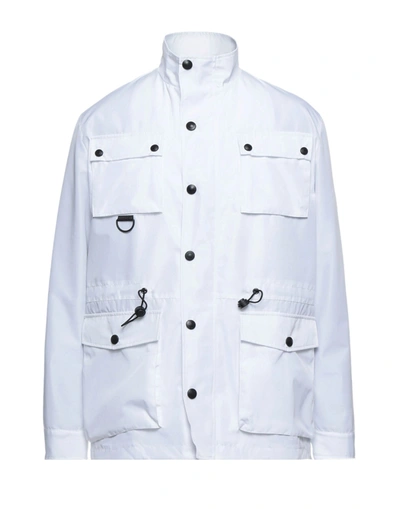 Shop Yoon Man Jacket White Size 44 Polyester, Polyamide