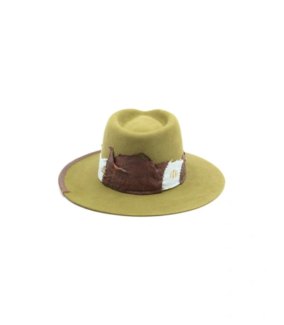 Shop Nick Fouquet Cousteau Felt Hat In Green