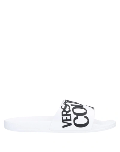 Shop Versace Jeans Couture Sandals In White