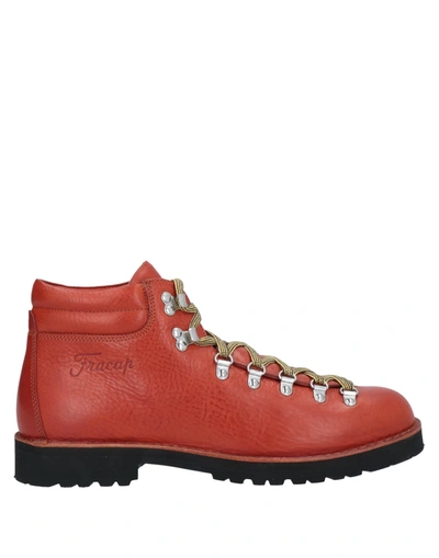Shop Fracap Ankle Boots In Rust