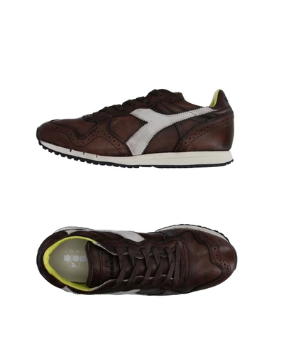 Shop Diadora Sneakers In Brown
