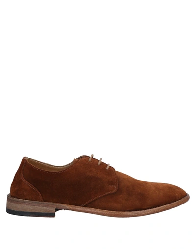 Shop Calpierre Man Lace-up Shoes Brown Size 9 Soft Leather