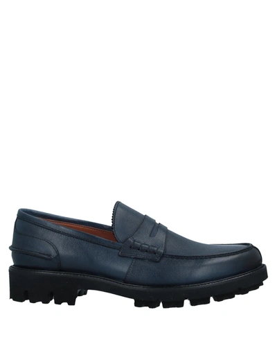 Shop Alexander Loafers In Dark Blue