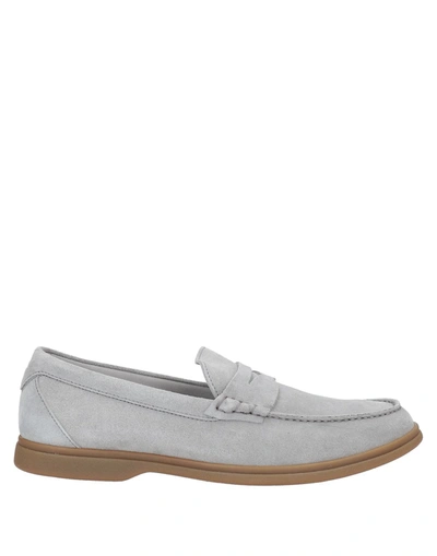 Shop Brunello Cucinelli Loafers In Grey