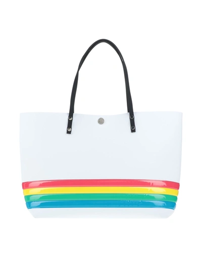 Shop La Fille Des Fleurs Handbags In White