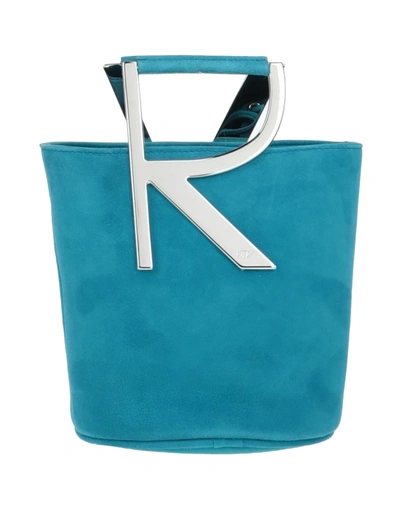 Shop Roger Vivier Handbags In Azure