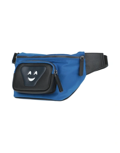 Shop Emporio Armani Bum Bags In Azure