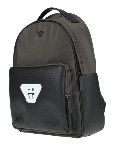 Shop Emporio Armani Backpacks In Dark Green
