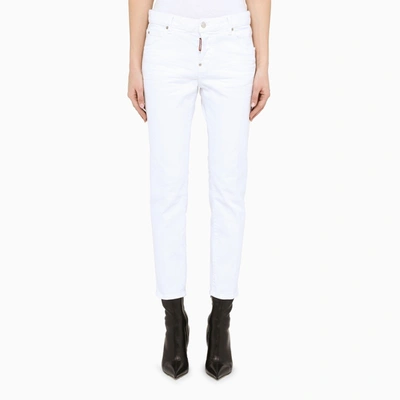 Shop Dsquared2 White Cool Girl Slim Jeans