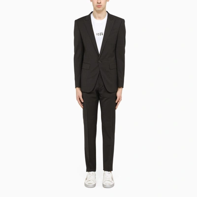 Shop Dsquared2 Dark Grey Single-breasted Suit