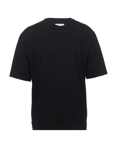 Shop Bottega Veneta Man T-shirt Black Size S Cotton, Polyester