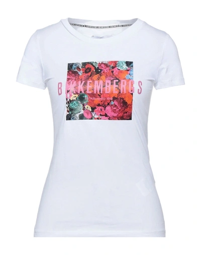 Shop Bikkembergs T-shirts In White