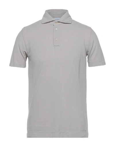 Shop Cruciani Polo Shirts In Light Grey