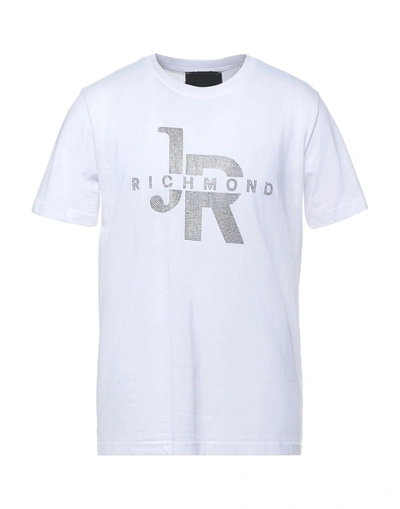 Shop John Richmond Man T-shirt White Size Xs Cotton