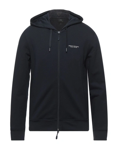 Armani Exchange Sweatshirts In Blue