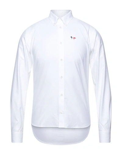 Maison Kitsuné Shirts In White
