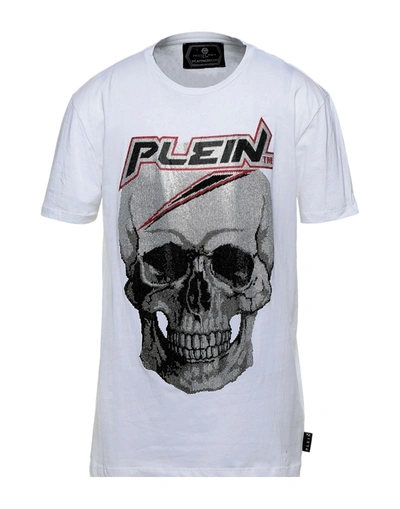 Shop Philipp Plein Man T-shirt White Size Xxl Cotton