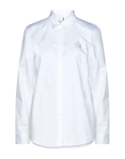 Shop Tommy Hilfiger Shirts In White