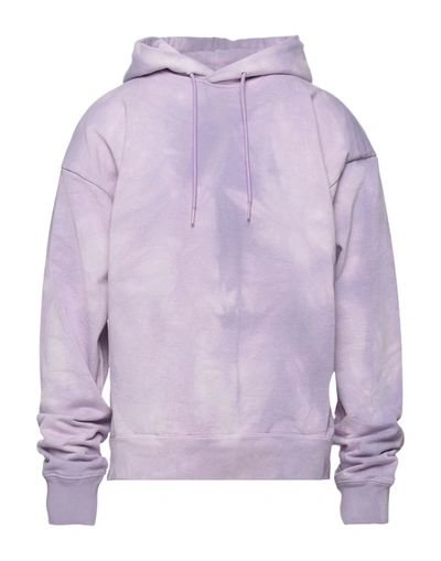 Shop Martine Rose Sweatshirts In Light Purple