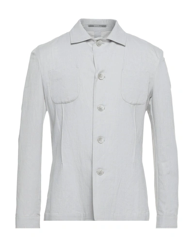 Shop Havana & Co. Man Shirt Light Grey Size 38 Cotton, Linen