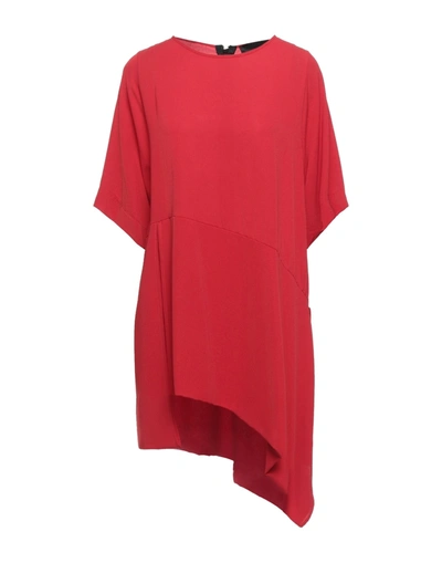 Shop Maria Calderara Woman Top Red Size 1 Polyester, Elastane