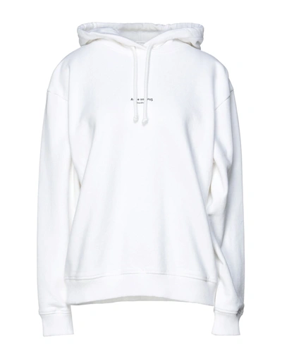 Shop Acne Studios Sweatshirts In White