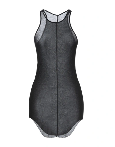 Rick Owens Tank Tops In Black