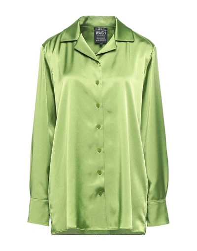 Shop Irie Wash Shirts In Green