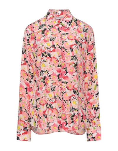 Shop Stella Mccartney Woman Shirt Pink Size 8-10 Silk