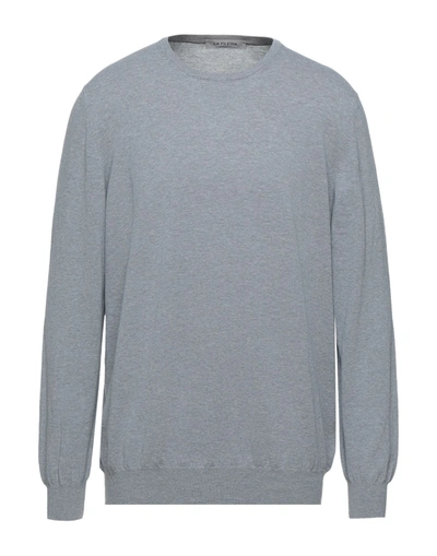 Shop La Fileria Man Sweater Light Grey Size 48 Cotton