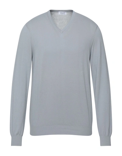 Shop Heritage Man Sweater Grey Size 42 Cotton