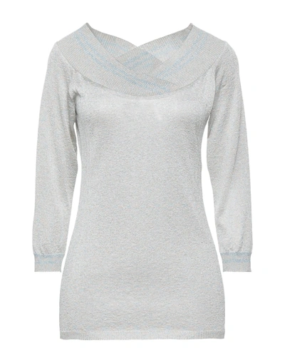 Shop Charlott Woman Sweater Grey Size L Viscose, Polyester