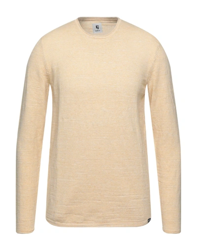 Shop Garcia Man Sweater Beige Size Xxl Cotton