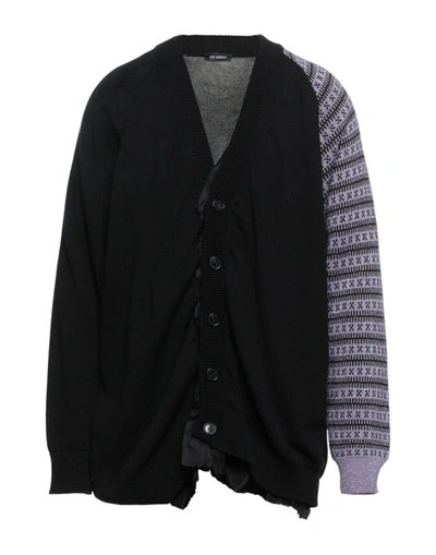 Shop Raf Simons Man Cardigan Black Size L Cotton, Viscose, Polyester