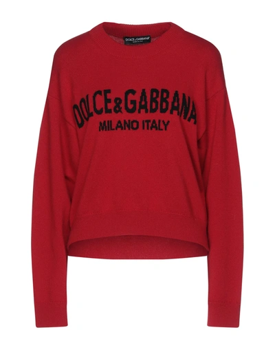 Shop Dolce & Gabbana Woman Sweater Red Size 12 Cashmere