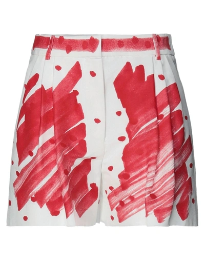 Shop Moschino Shorts & Bermuda Shorts In Red