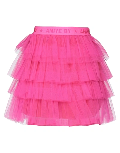 Aniye By Flounced Tulle Mini Skirt In Pink