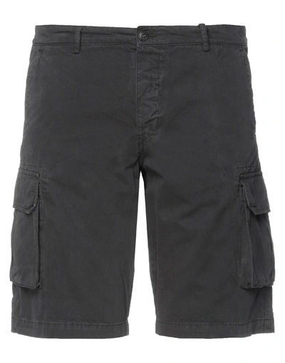 Shop 40weft Man Shorts & Bermuda Shorts Lead Size 38 Cotton In Grey