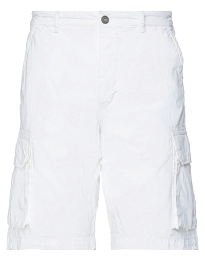 Shop 40weft Man Shorts & Bermuda Shorts White Size 34 Cotton