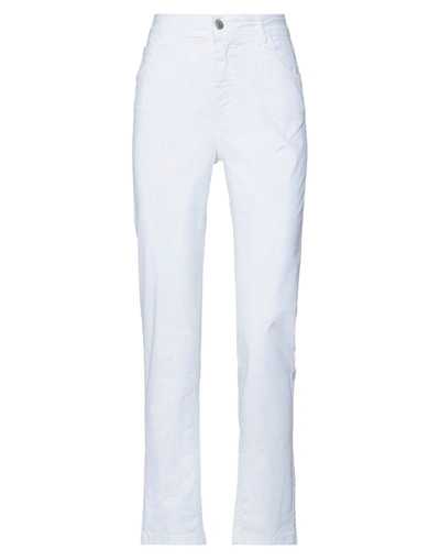 Shop Revise Woman Pants White Size 30 Cotton
