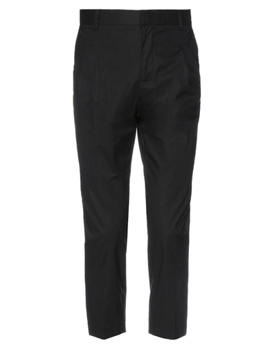 Shop Grey Daniele Alessandrini Man Pants Black Size 36 Cotton, Elastane